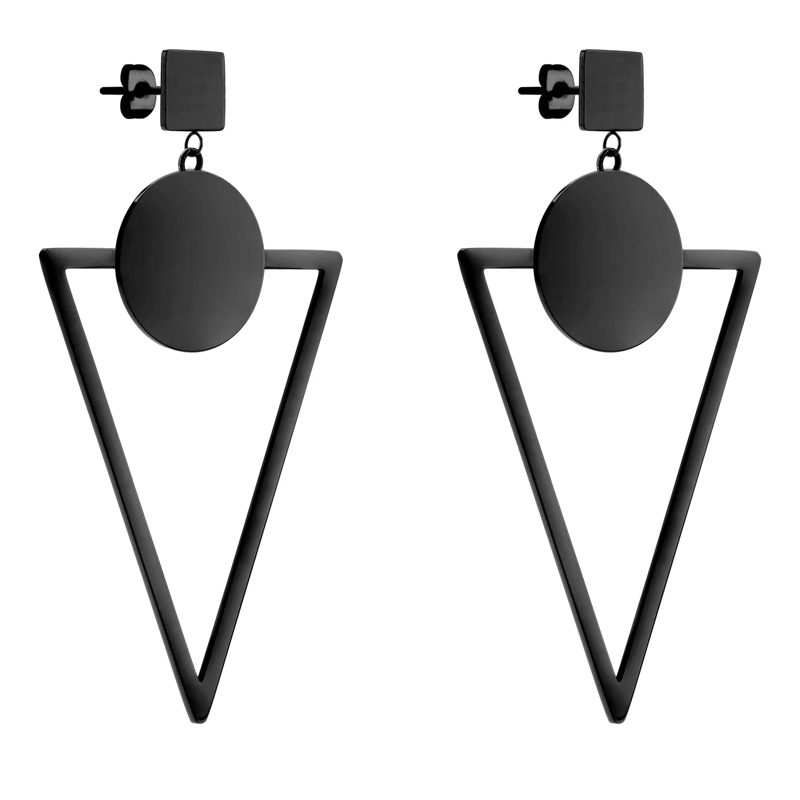 Liebeskind Berlin Ohrstecker Edelstahl Ohrringe schwarz