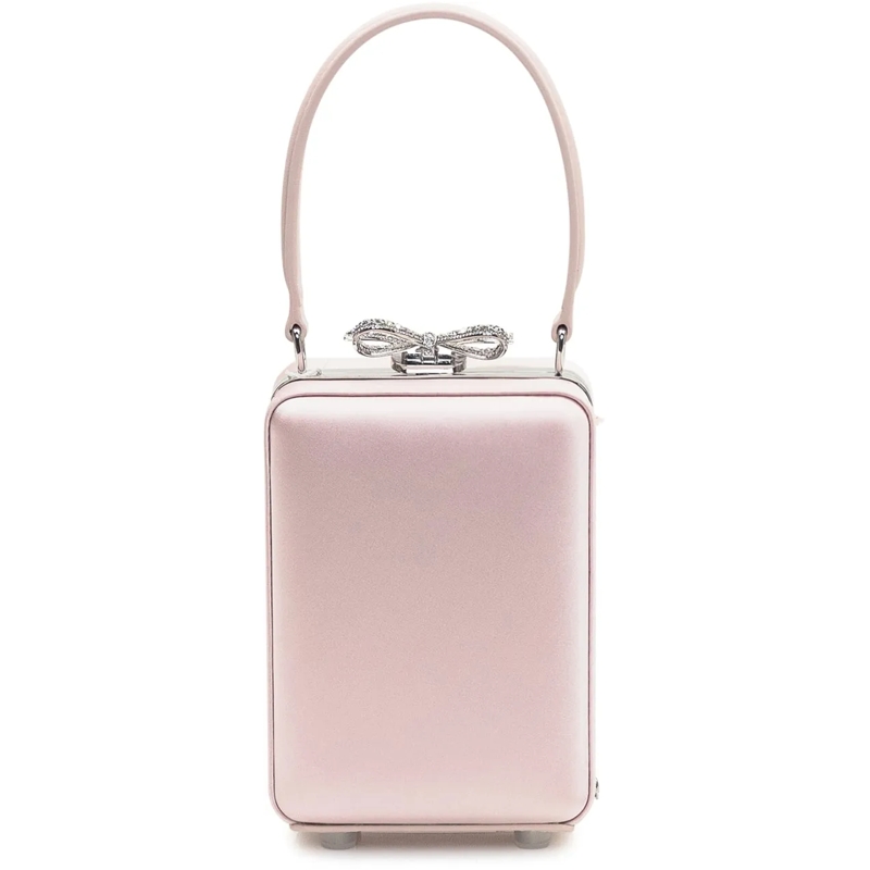 Self Portrait Tote Borsa Micro Con Applicazioni Floreali rose(Image 4)