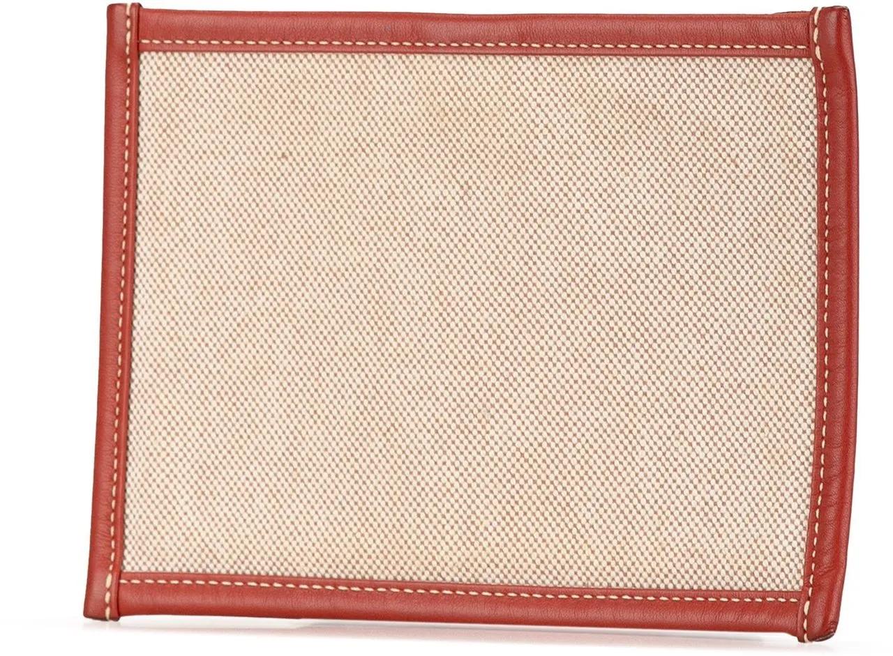 Hermès Laptoptassen Petit H Swift Flaneur Forever Passport Case in rood