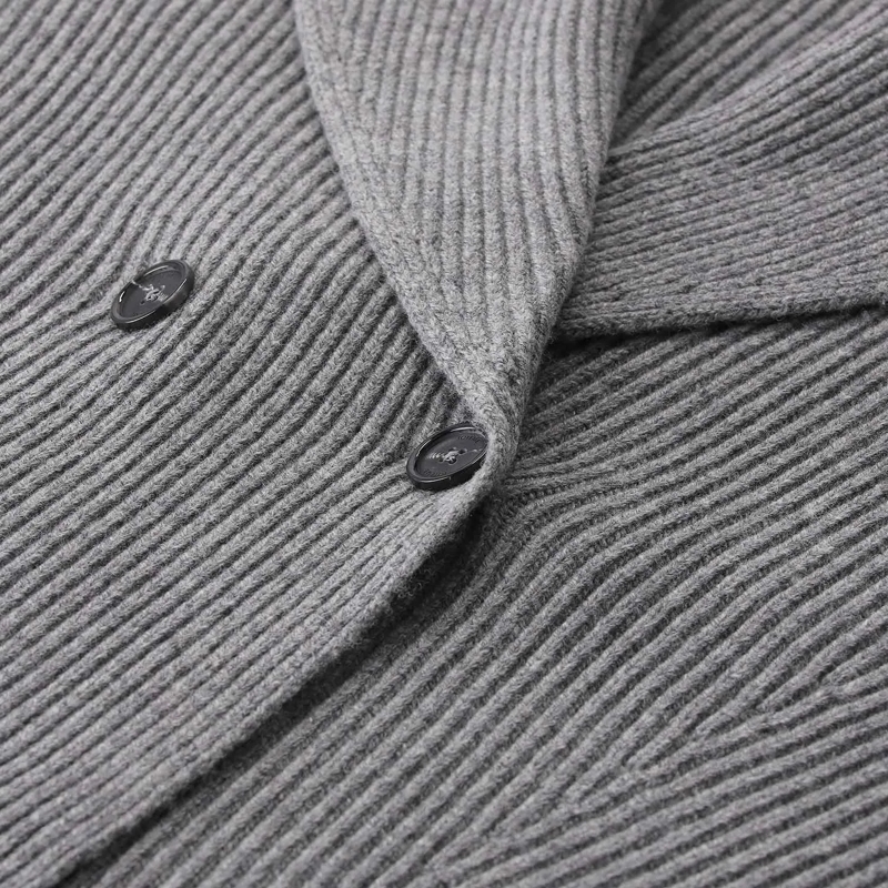 TOTEME Cardigan Strickjacke aus Wollmix grau(Image 4)