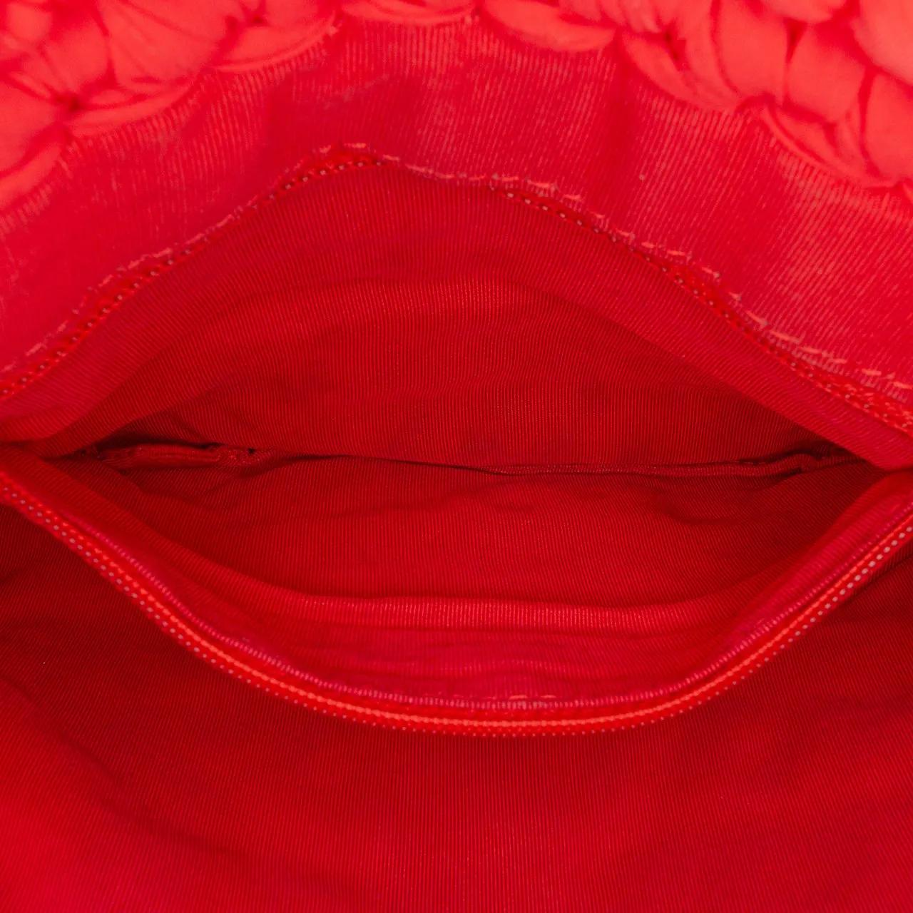 Thumbnail - Chanel Hobo Bags - 2014 Neoprene Fancy Crochet Flap - Gr. unisize - in Rot - für Damen