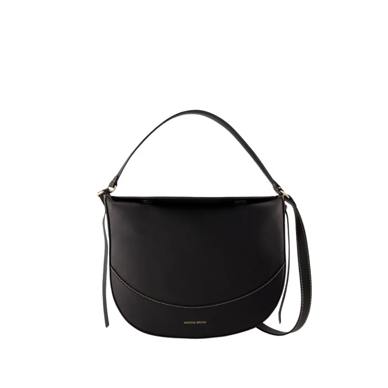 Vanessa Bruno Schultertasche Daily Bag Crossbody - Leather - Black Black