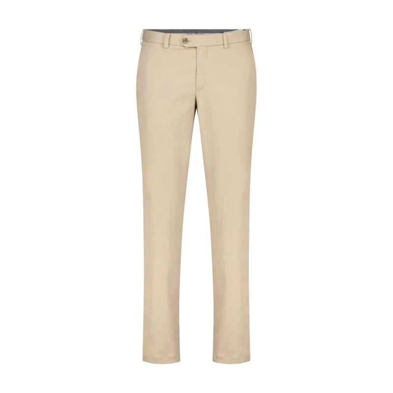 Hiltl Pantalons décontractés Chinohose aus Baumwolle Beige