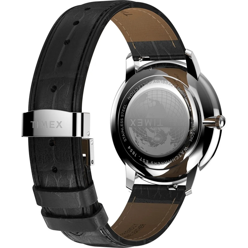 Timex Quarzuhr Quarz-Analoguhr Waterbury Metropolitan Sub-Second schwarz(Image 5)