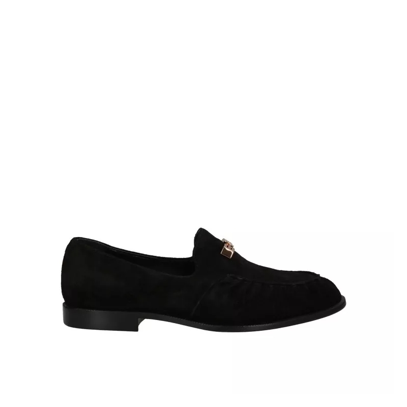 Giuseppe Zanotti Loafer Black Leather Loafers Black