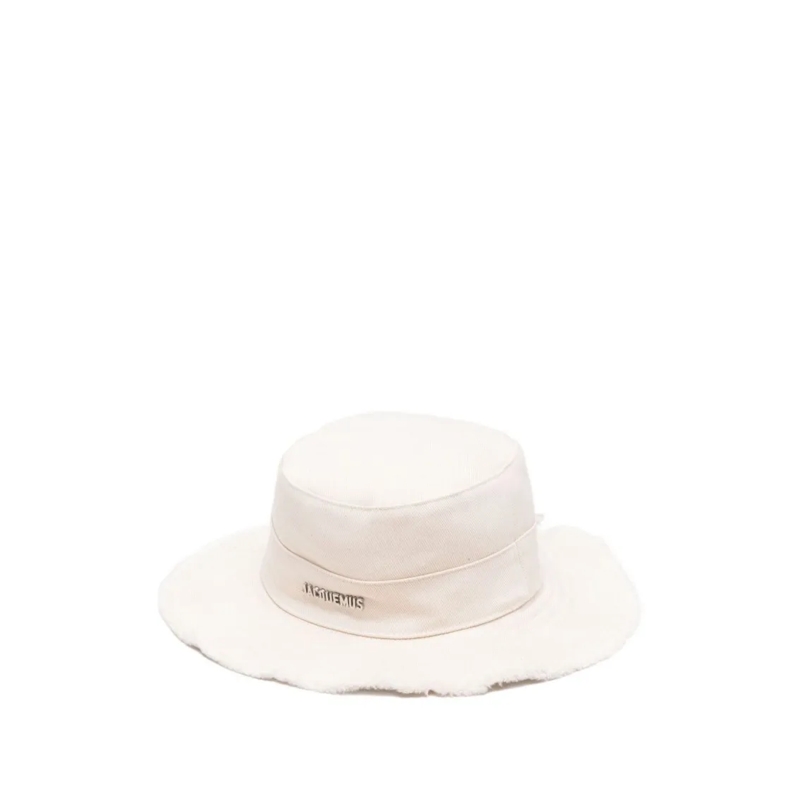 Jacquemus Hut Flat Crown Beige Hat Neutrals