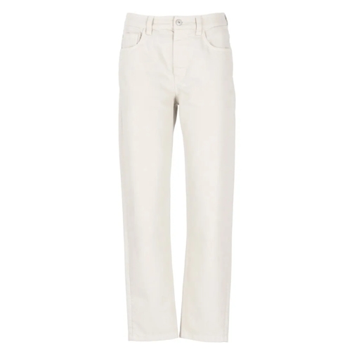 Brunello Cucinelli  Ivory Cotton Pants Neutrals