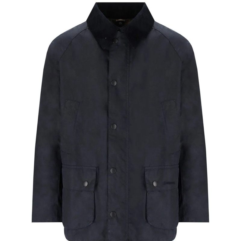 Barbour  BARBOUR ASHBY WAX NAVY JACKET blau