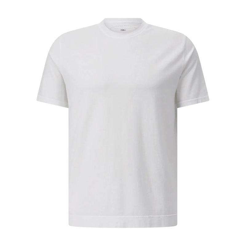 Fedeli T-shirt T-Shirt aus Baumwolle Weiß