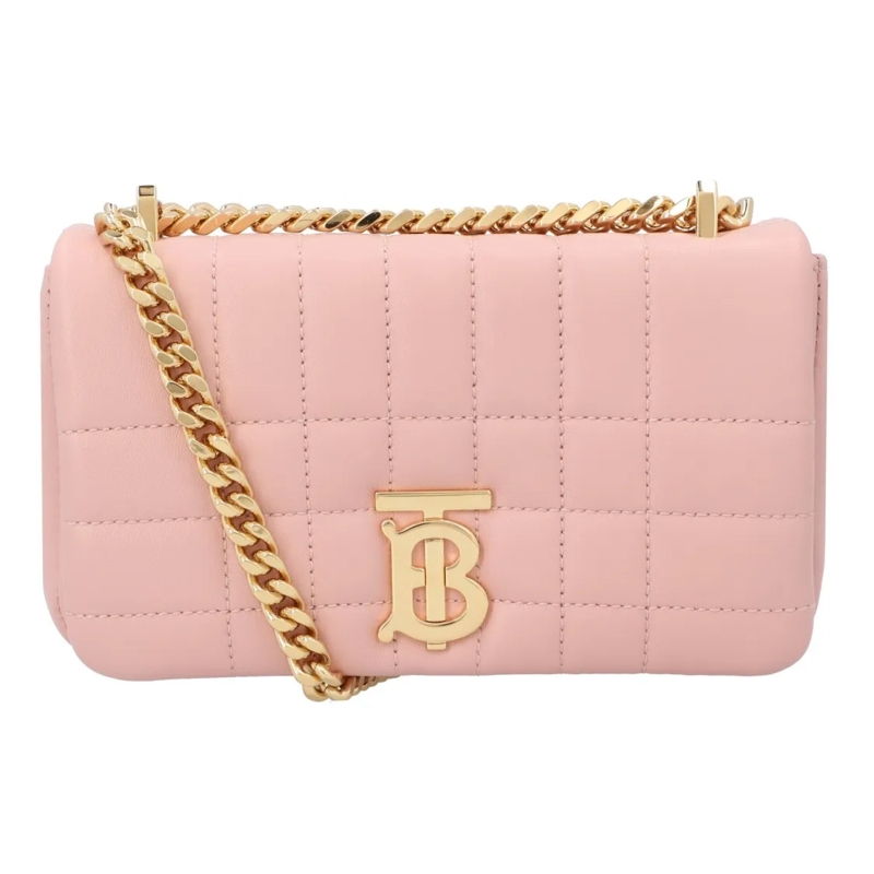 Burberry Schultertasche Quilted Leather Lola Mini Bag Pink