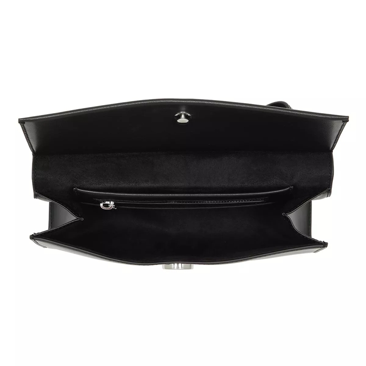 Calvin Klein Fold Over Shoulder Bag Ck Black, Crossbody Bag