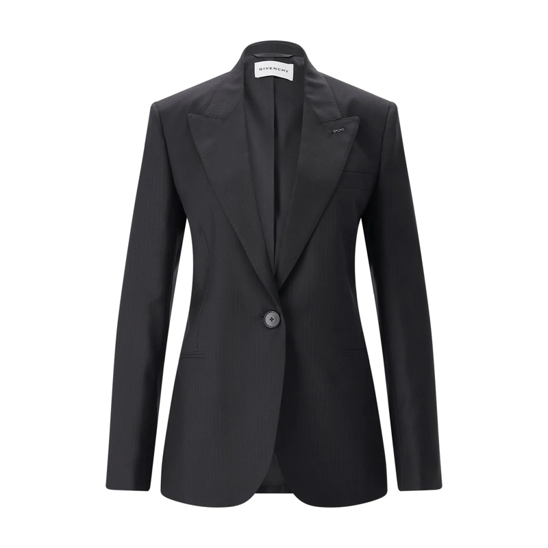 Givenchy Blazer Blazer mit Nadelstreifen schwarz