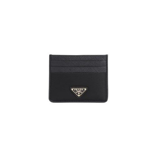 Prada Re-Nylon Card Holder Black Porte-monnaie