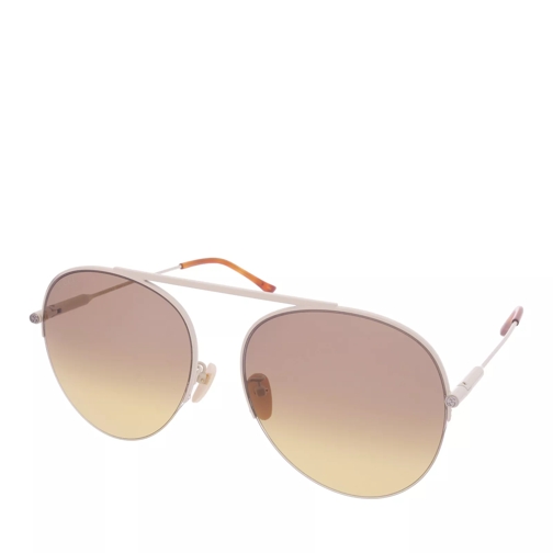 Gucci GG1413S IVORY-IVORY-BROWN Zonnebril