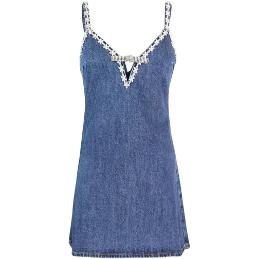 Self Portrait Midi-Kleider Dresses Blue blau