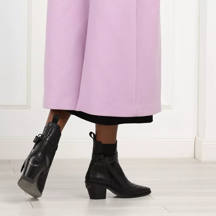 Bottines noires zadig et voltaire hot sale