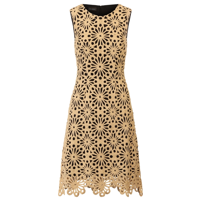 Kraimod Midikleid Cocktailkleid beige