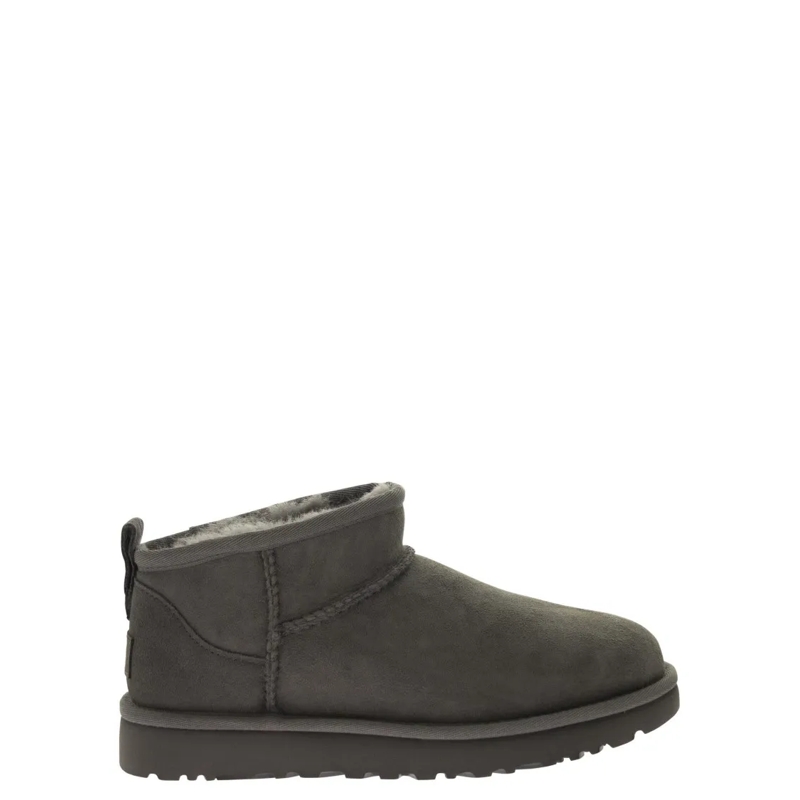 UGG Bottes Classic Ultra Mini - Sheepskin Boot Grey