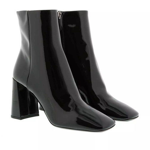 Prada Booties Patent Leather Black Ankle Boot