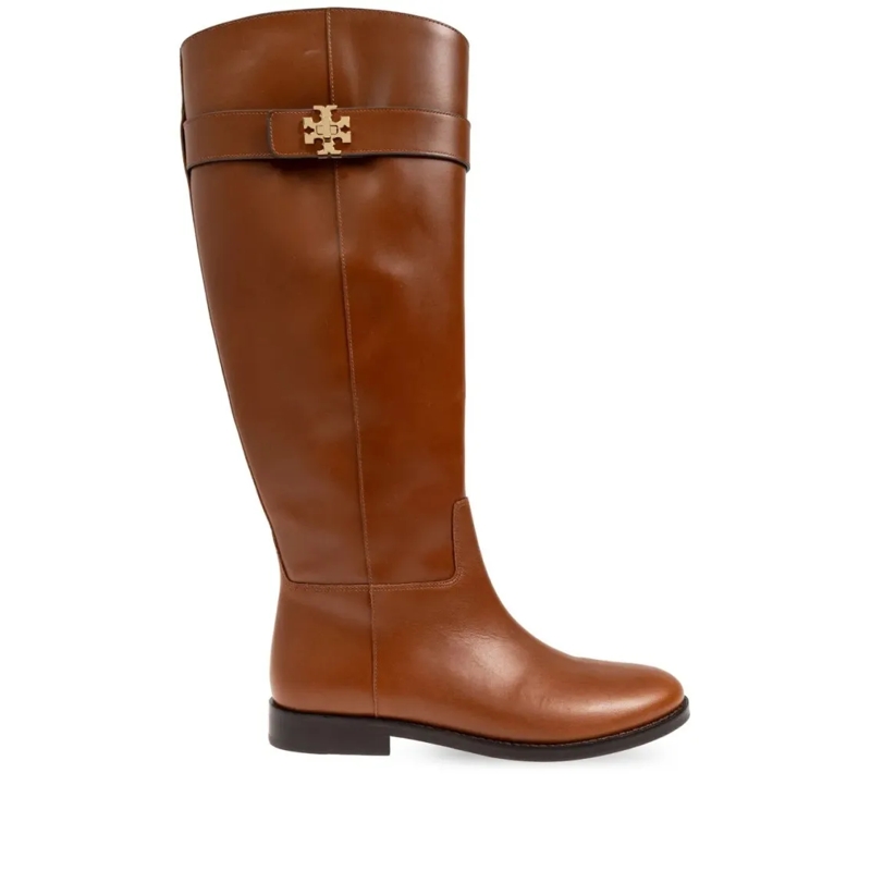 Tory Burch Bottes T Lock Riding Boot Brown