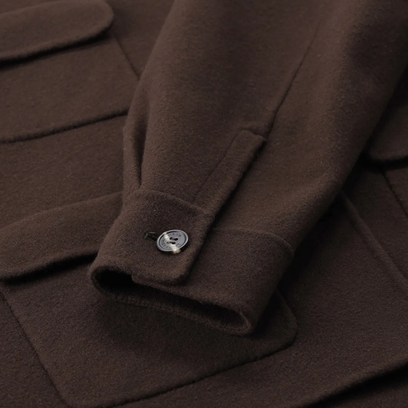 Lis Lareida Veste de transition Jacke aus Woll-Mix braun(Image 5)