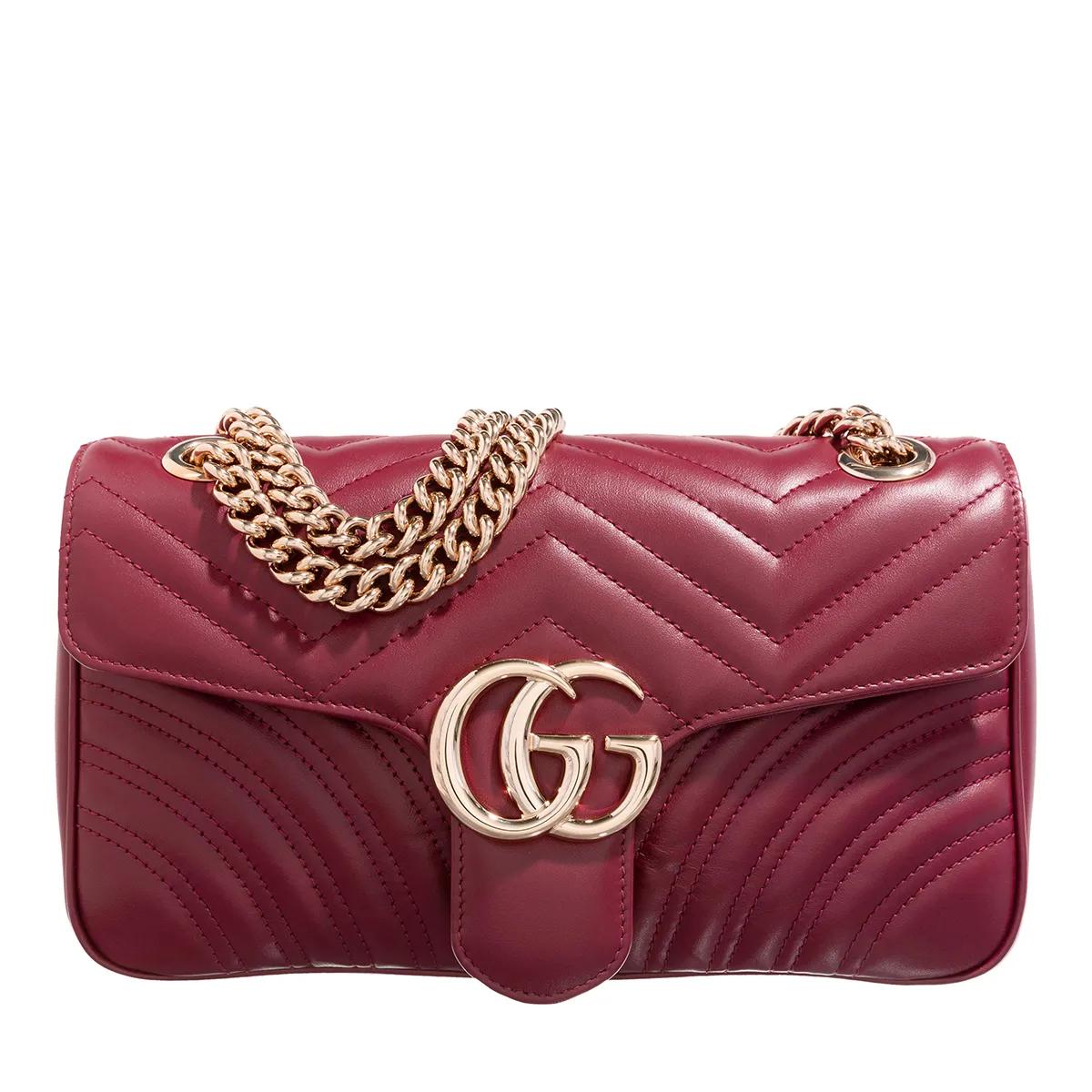 Gucci Crossbody Bags - Gg Marmont Small Shoulder Bag - Gr. unisize - in Rot - für Damen