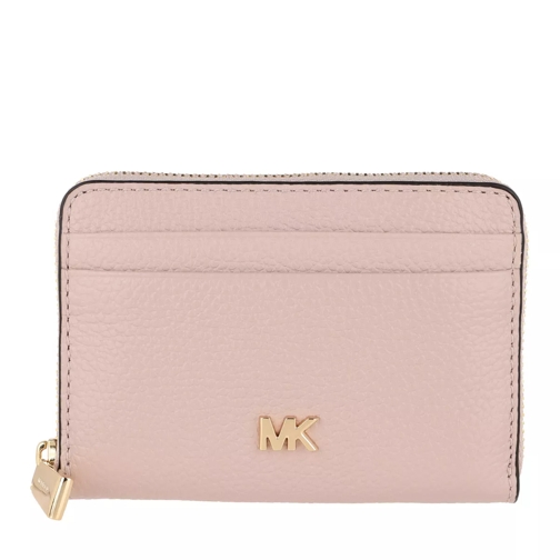 MICHAEL Michael Kors Za Coin Card Case Soft Pink Portefeuille à fermeture Éclair