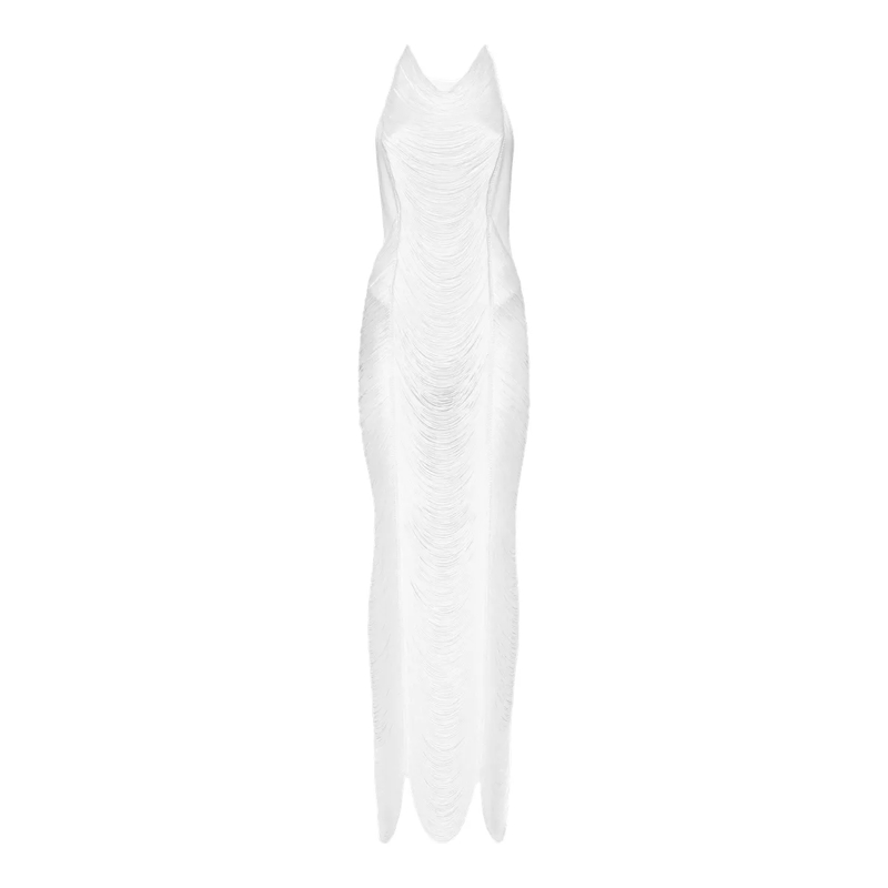 Philipp Plein Maxikleid Kleid weiss