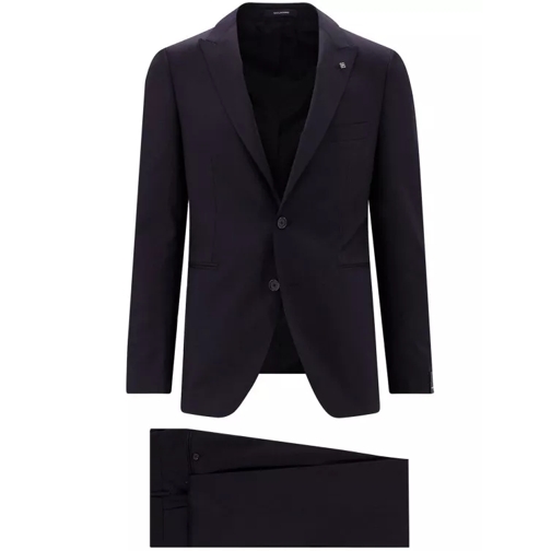 Tagliatore Virgin Wool Suit Blue Combinaisons de combinaisons