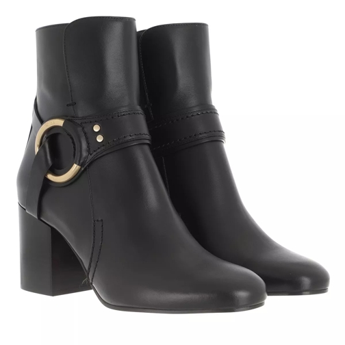 Chloé Demi Boots Leather Black Ankle Boot