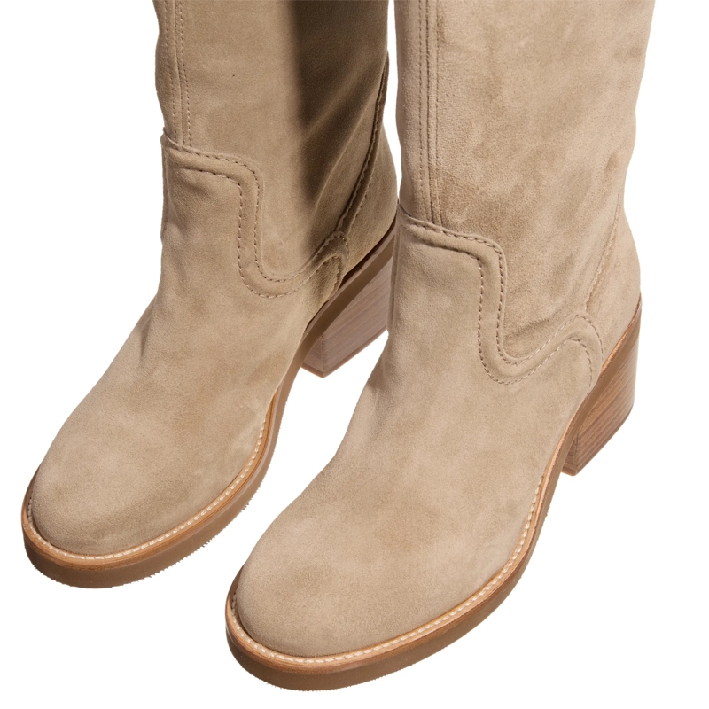 Nubikk Stiefel Cassy Boot Taupe Suede (Image 5)