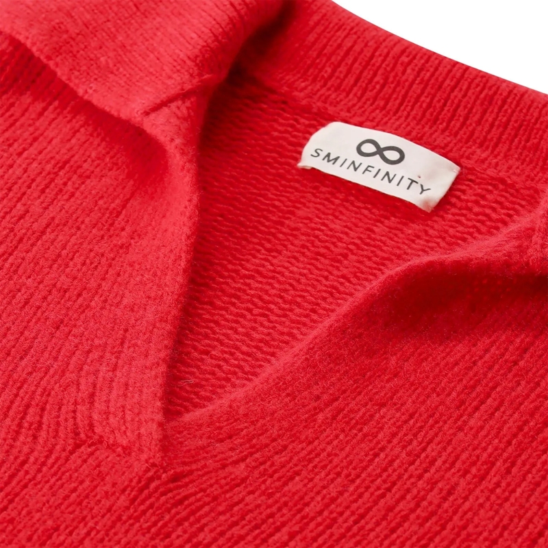 Sminfinity Pullover Pullover Fluffy Eaton rot(Image 3)