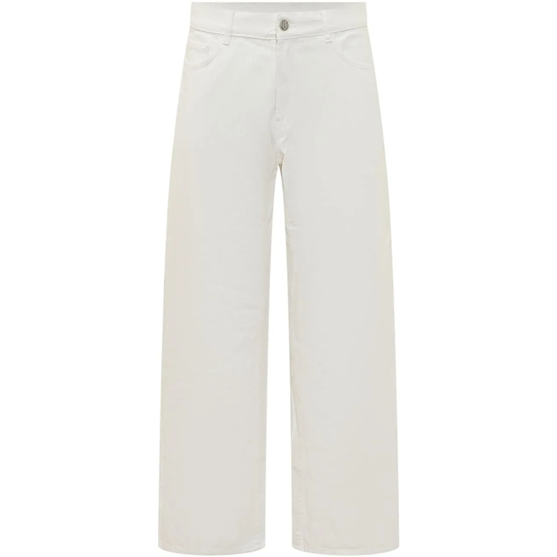 Palm Angels Boyfriend-Jeans Jeans a 5 Tasche weiß