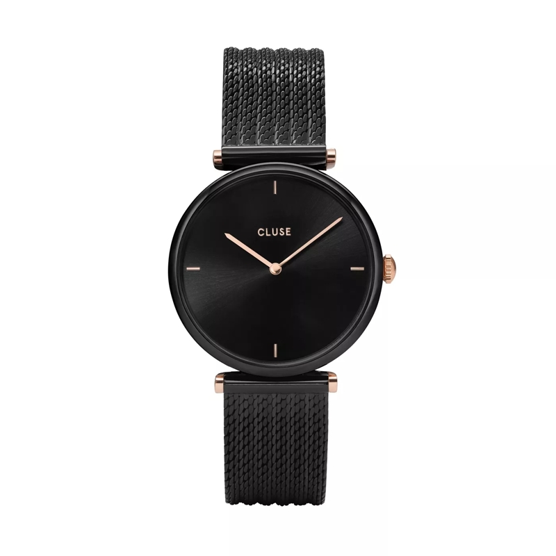 CLUSE Chronographe Triomphe Uhr Schwarz