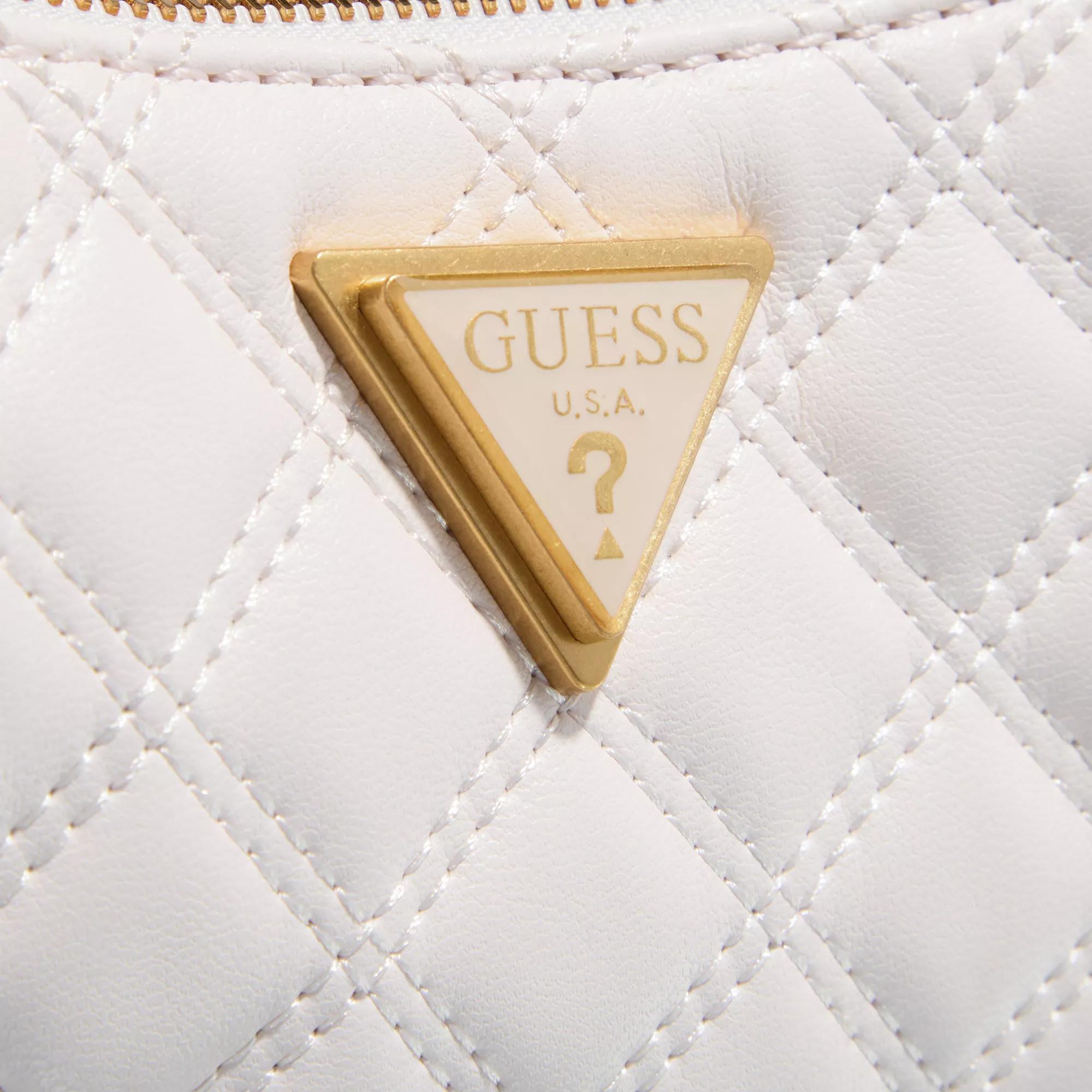 Guess Pochettes Giully Top Zip Shoulder in wit