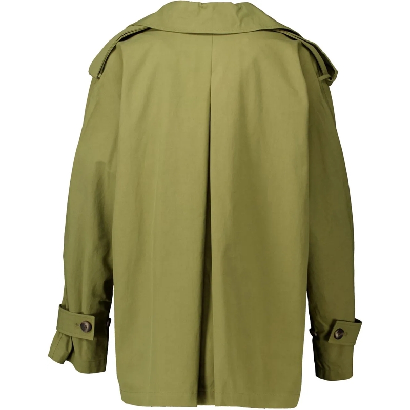 STUDIO AR Trenchcoat Studio Ar Adonia Jackets Groen 08tl251037.01 grün(Image 3)