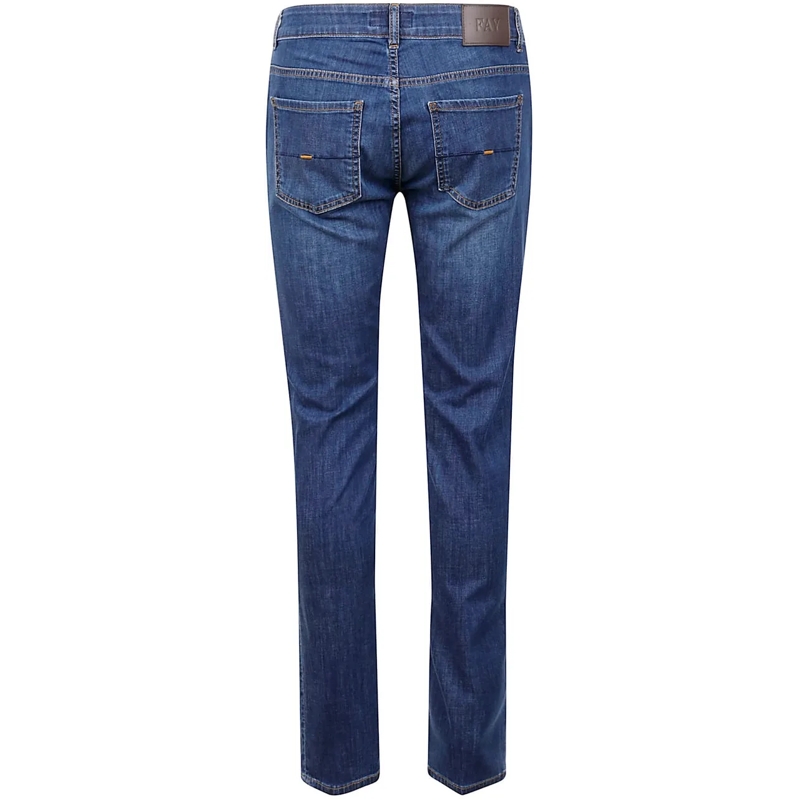 Fay Jeans à jambe droite Trousers Divers mehrfarbig