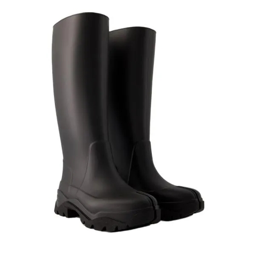 Maison Margiela Tabi Rain Boots - Rubber - Black Black Scarpa da barca