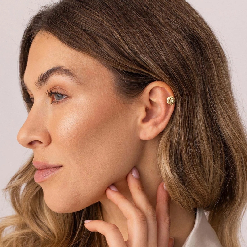 Purelei Ohrstecker Earcuff Flower gold(Image 2)