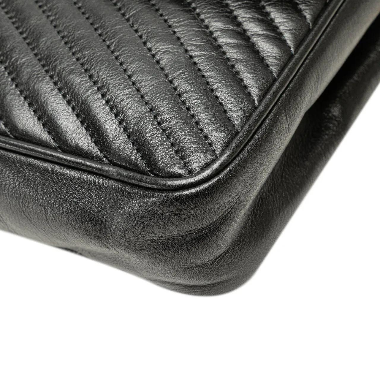 Thumbnail - Celine Hobo Bags - 2009 Leather Triomphe Chain Crossbody - Gr. unisize - in Schwarz - für Damen