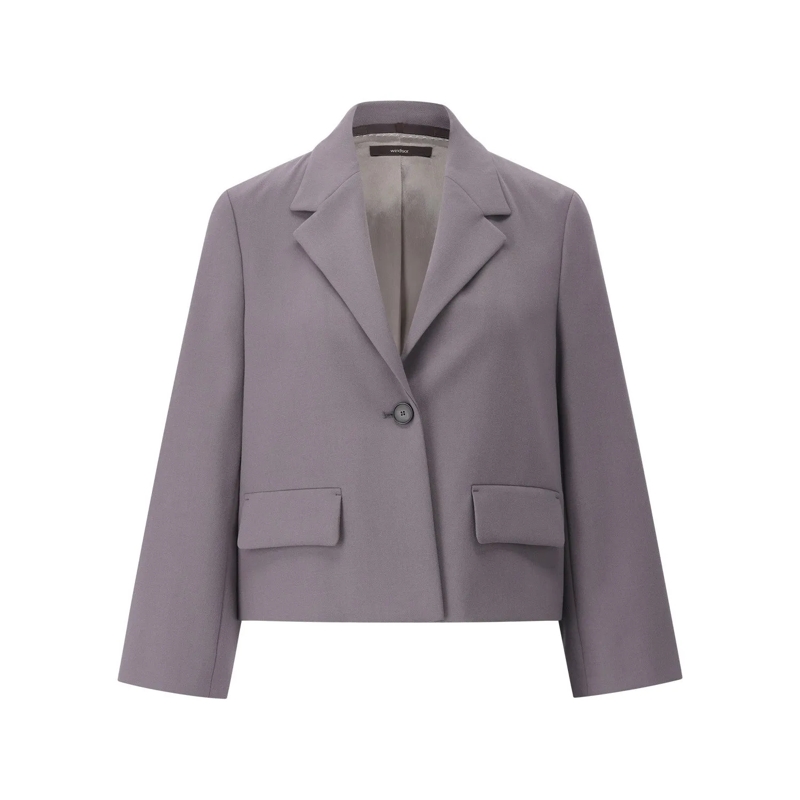 windsor. Blazer Kurz geschnittener Blazer Lila