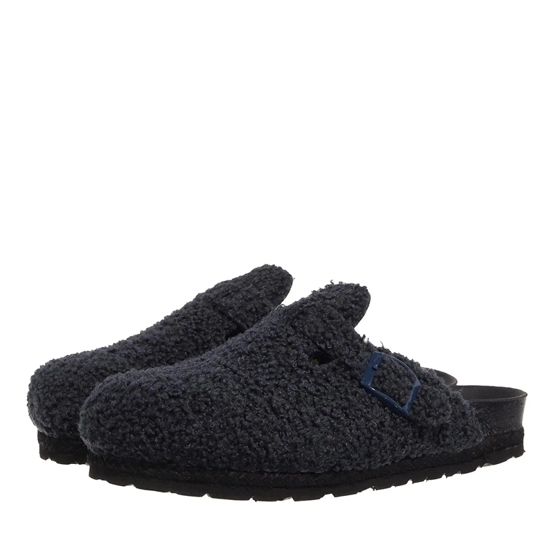 Espadrij l’originale Hausschuhe Cloq Curly Asphalt Fonce