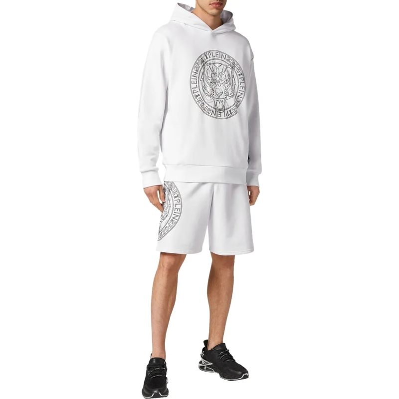 Plein Sport Top Hoodie Tiger weiss(Image 4)