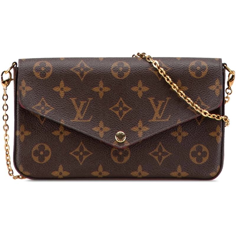 Louis Vuitton Schultertasche Monogram Pochette Felicie braun