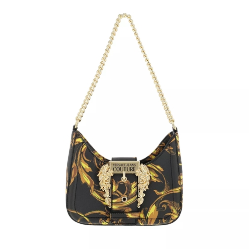 Versace Jeans Couture Crossbody Bag Black Gold Hobo Bag