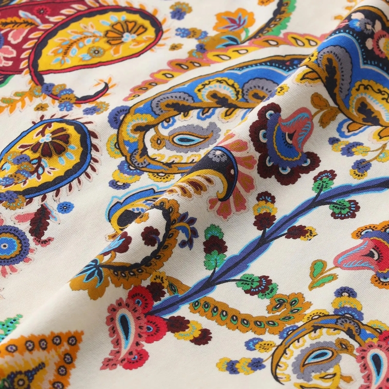 Etro T-Shirt T-Shirt mit Paisley-Muster mehrfarbig(Image 4)