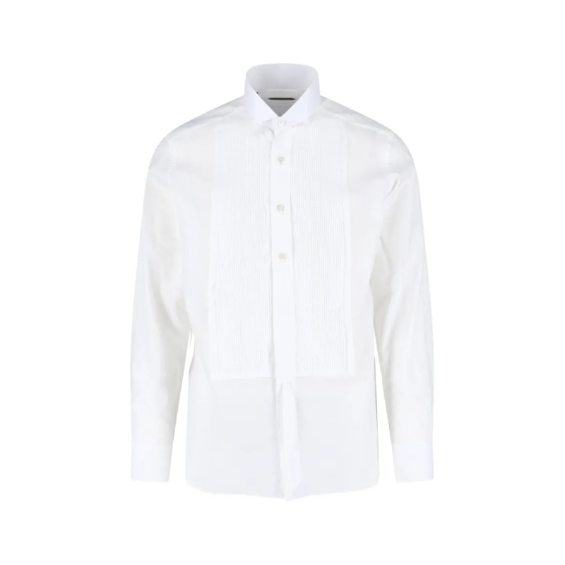 Tom Ford Hemd Tailored White Shirt With Structured Collar White