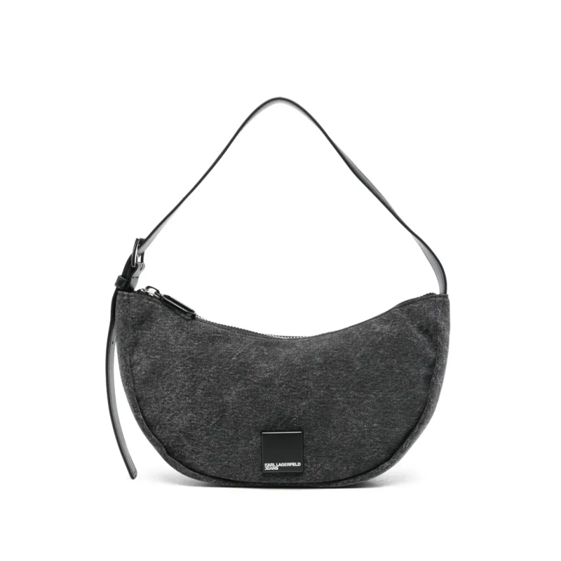 Karl Lagerfeld Schultertasche Structured Minimalist Handbag With Clean Lines Black