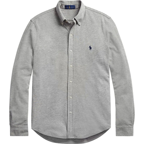 Ralph Lauren Legere Oberteile Overhemd casual lange mouw grau