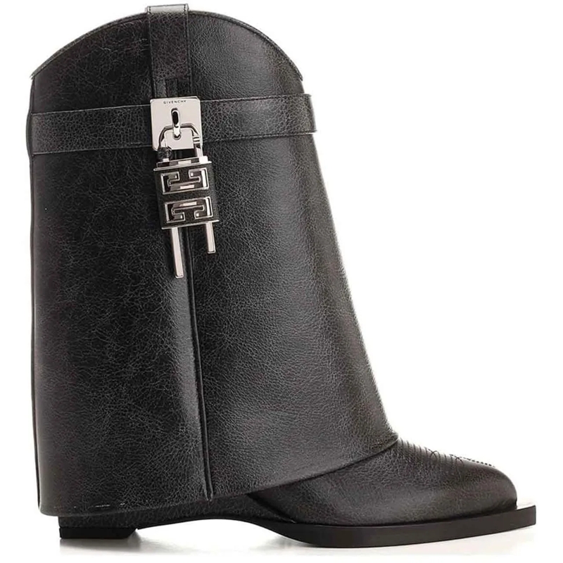 Givenchy T-Shirt Givenchy Shark Lock Cowboy boots schwarz